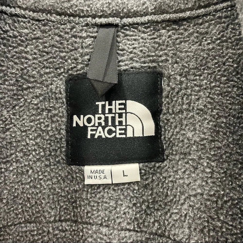 The North Face Vintage Retro Denali Fleece Jacket Grey Black Size Large